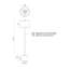 Lampe sur pied Fabeha 61,25-1049841628