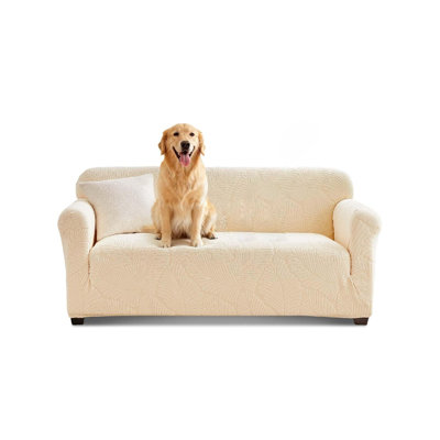 Fabric Box Cushion Sofa Slipcover