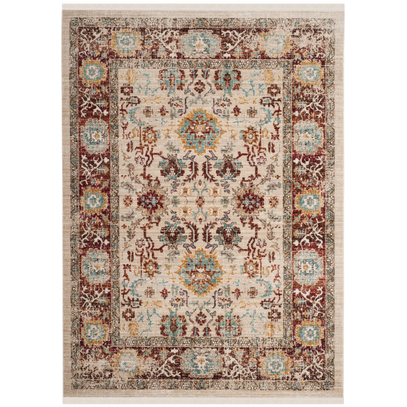 Smead Performance Oriental Rug, Rectangle 5' x 7'