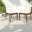 Ensemble de 2 chaises d'extérieur Modern