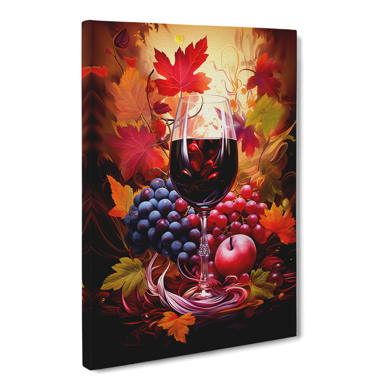 Wine Digital - No Frame Print, 60cm H x 40cm W x 3cm D