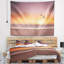 Tapisserie en polyester bord de mer et couettes de mer avec accessoires de suspension inclus-28508113