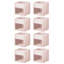 Cube de rangement pour chambre de bébé en tissu avec fenêtre avant mDesign-363231749-363231748