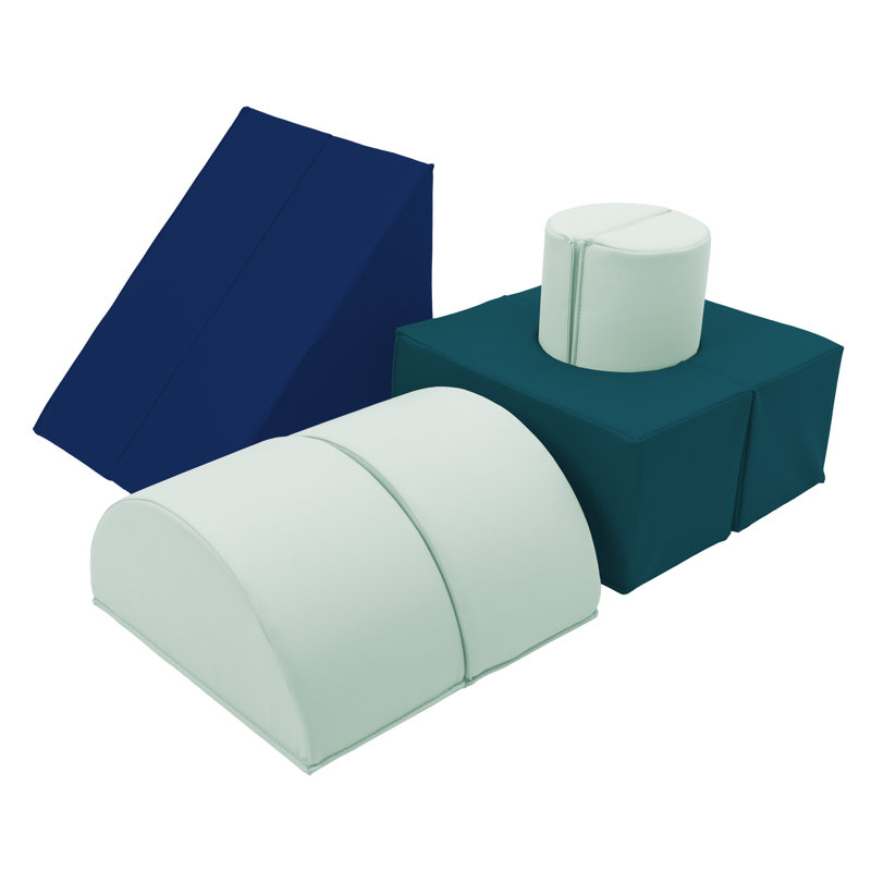 Ensemble de blocs pliables Essentials, 4 pièces - Océan, Bleu