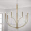 Grand lustre 40 lumières l 40 "x H 43" en nickel poli-70886234