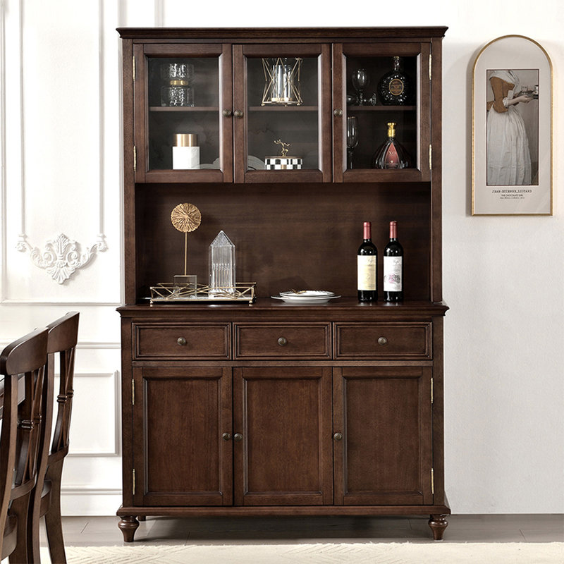 Armoire à nourriture en bois de noyer américain