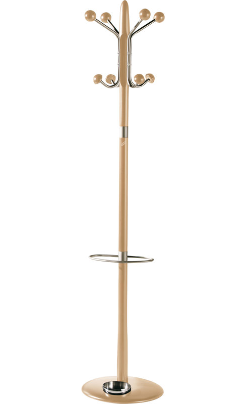 Lettie Freestanding 8 - Hook Coat Rack, Natural
