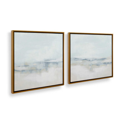 Ensemble de 2 nuances de rivage nuageux