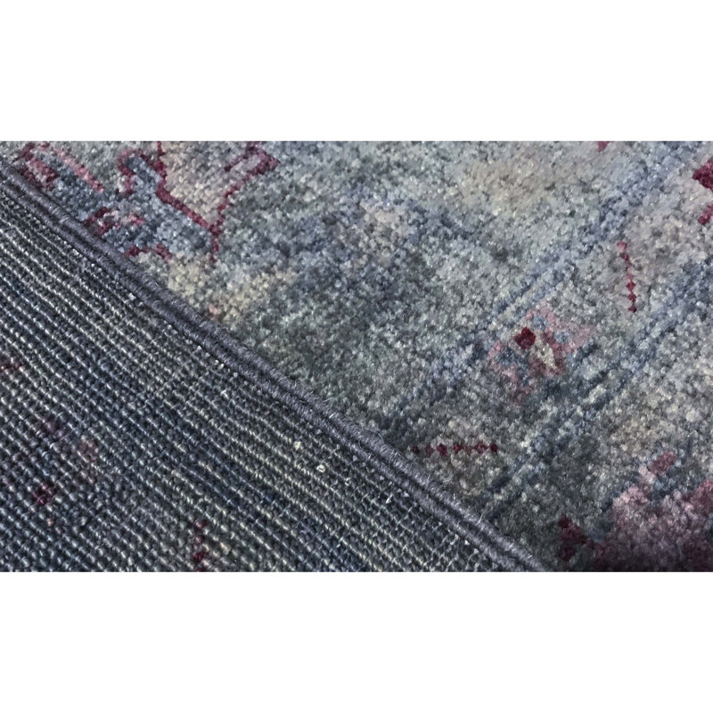 Tapis vert noué à la main de haute qualité