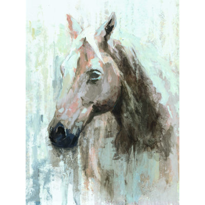 Portrait de cheval peint