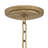 Dune Six-Light Hand-Strung Sea Glass Single Tier Chandelier
