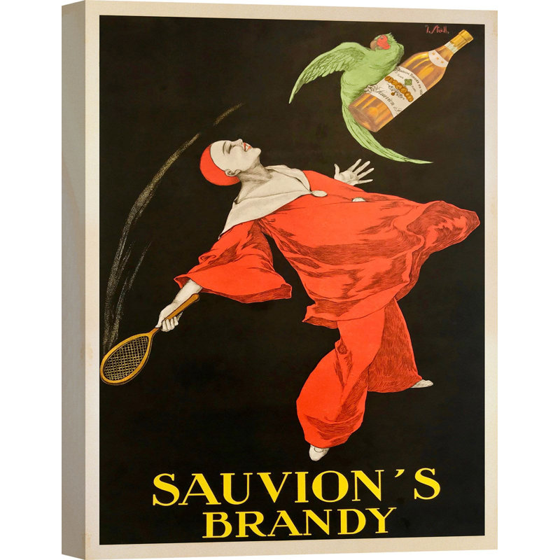 Sauvion's Brandy by Joseph Stall - Wrapped Canvas Print, 100cm H x 70cm W x 4cm D