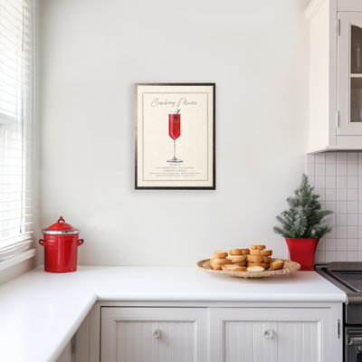 Aquarelle, canneberge, mimosa, cocktail et recette
