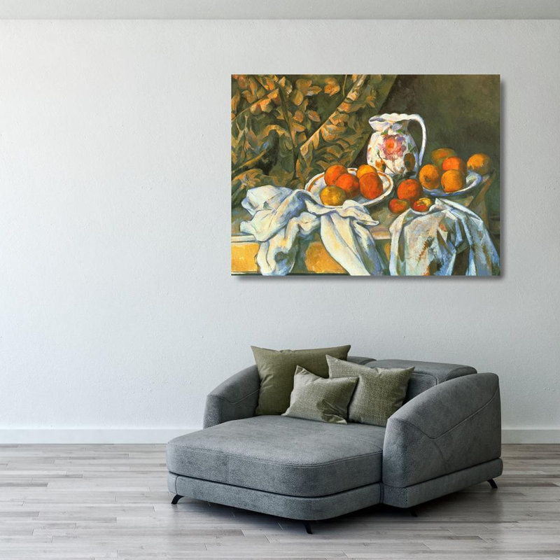 Pommes et oranges, H 28 po x l 37 po