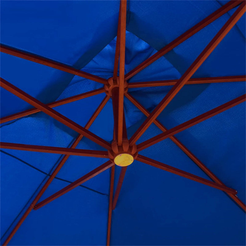 Nathaly 300cm X 400cm Rectangular Cantilever Parasol, Blue