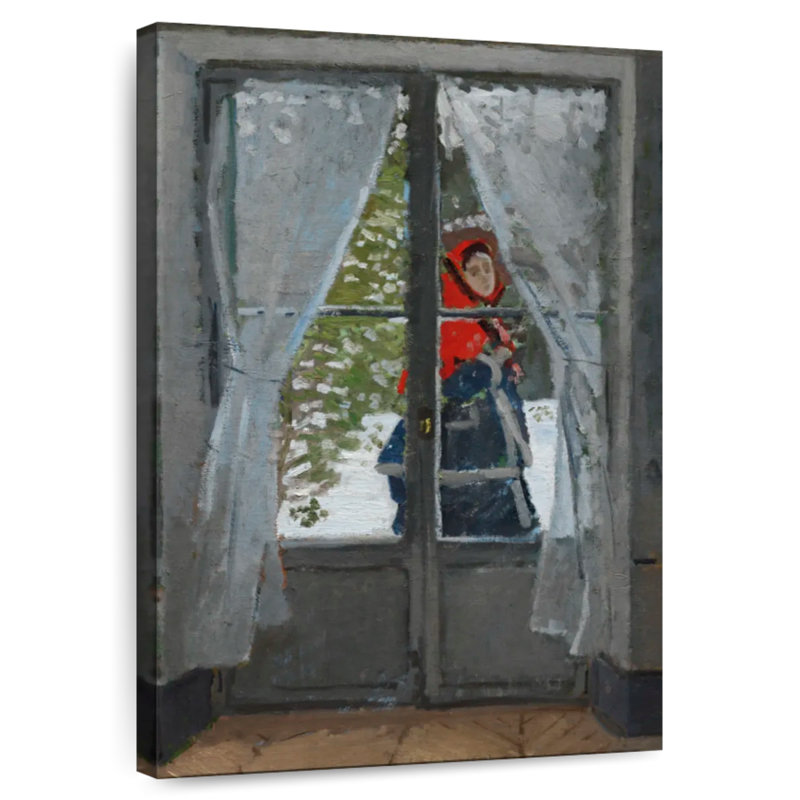 Le foulard rouge 1868-1879, H 24 po x l 16 po