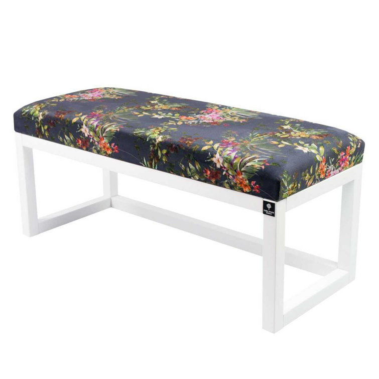 Velvet Upholstered Bench