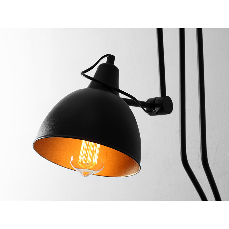 Culpeper Armed Sconce, Black