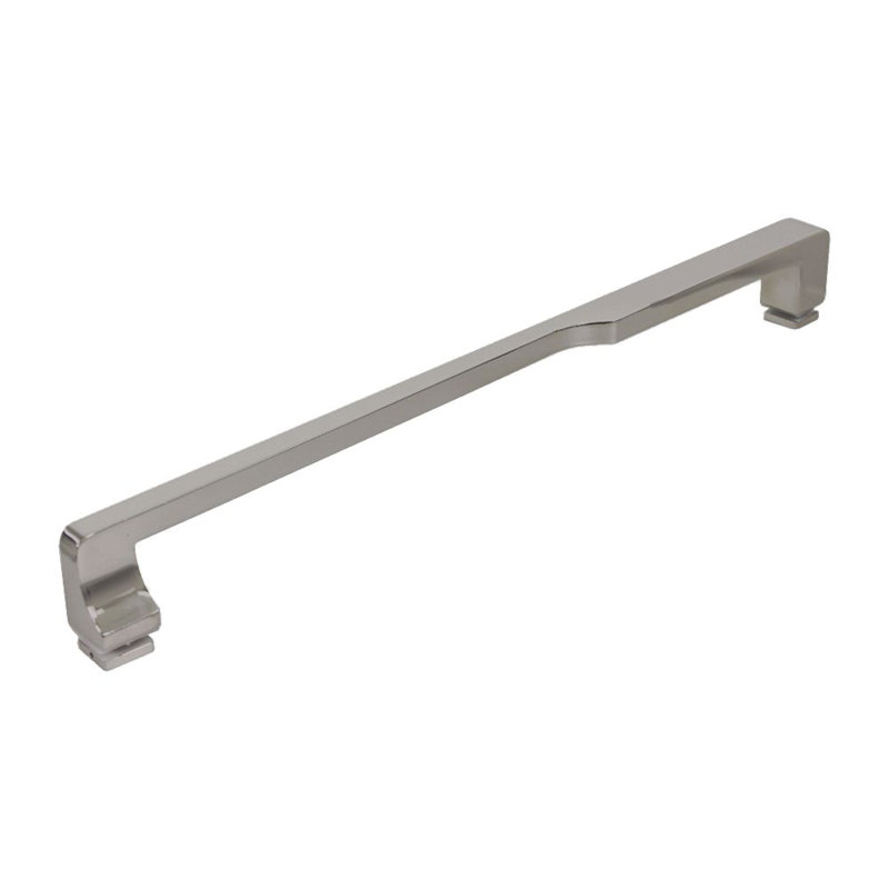 Porte de baignoire semi-encadrée sans cadre Transolide de l 60 po x H 58 po, verre trempé givré de 5/16 po, Nickel