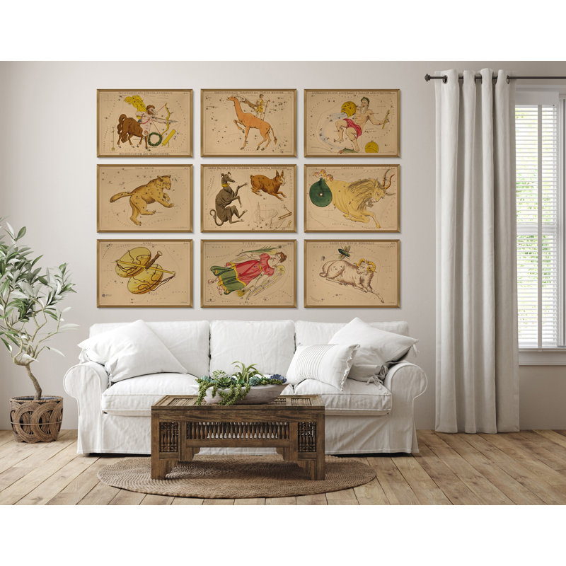 Ursa Major Print by Grand Archives, Gold Framed, 32" H x 45" W