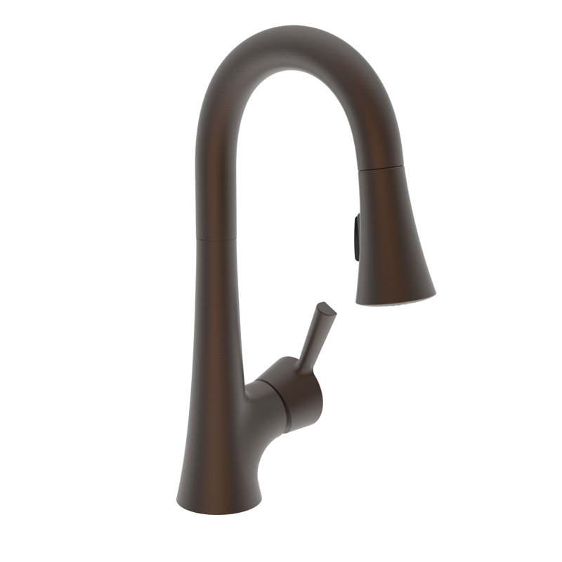 Vespera Single Handle Pull Down Bar Faucet, English Bronze