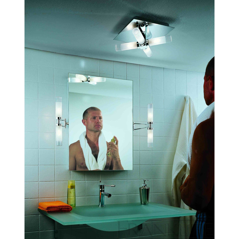 Nibbi Glass Semi Flush Mount