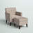 Theo 33.5'' Wide Polyester Armchair And Ottoman-1392724138