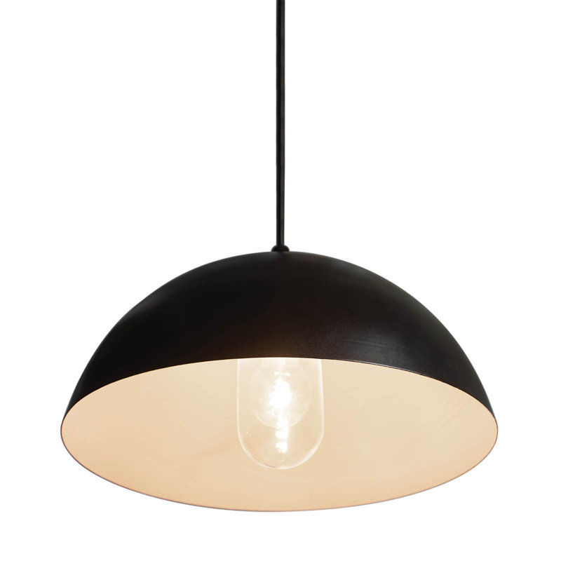 Luminaire suspendu d'extérieur Peridot, H 16,25 po x l 23,5 po x P 23,5 po, Noir