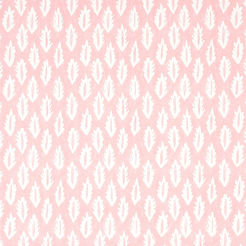 Schumacher x Molly Mahon Forest Fabric, Pink