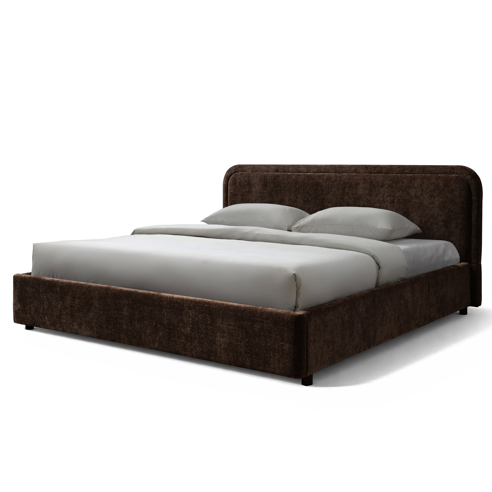 Baneza Platform Bed, King, Brown