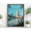 Minnesota-Minneapolis, style rétro, affiche de voyage, impression rétro sans cadre, art mural maison et bureau-742519998