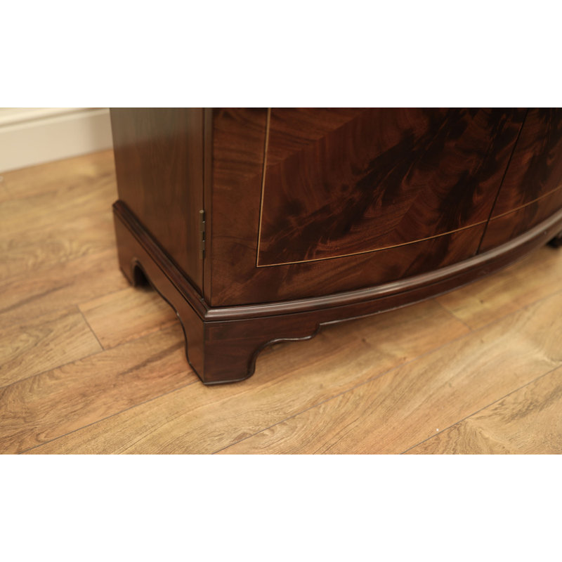 Round Mahogany Wood Dining Table