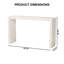Console Elbow Capiz Shell - Table d'appoint en cascade en nacre avec incrustations texturées