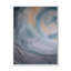 Reproduction d'art sur toile de luxe gris et bleu fluide II-607084969-607085021