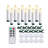 20 Clip-On LED Flickering Mini Drip Candle W/ Remote Control-92662853
