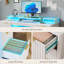 Computer Desk with Built-In Electrical Outlet-176581613