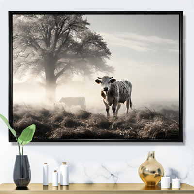 Keeny " Cattle Misty Morning Grazing I "