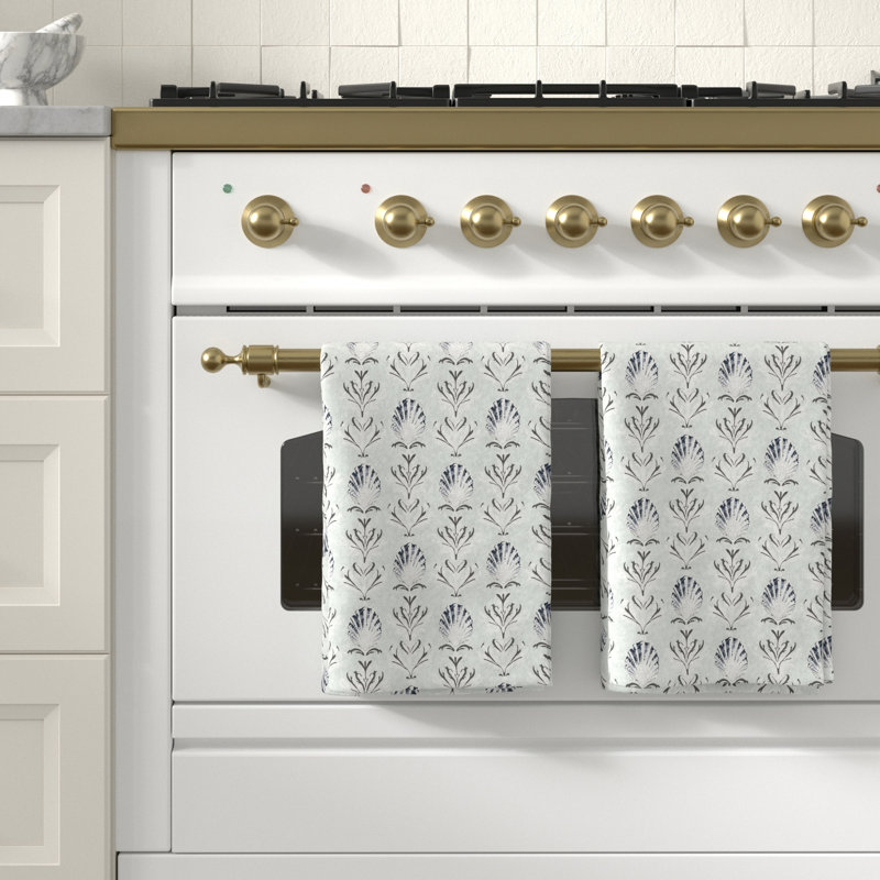 Torchon en coton, Bleu