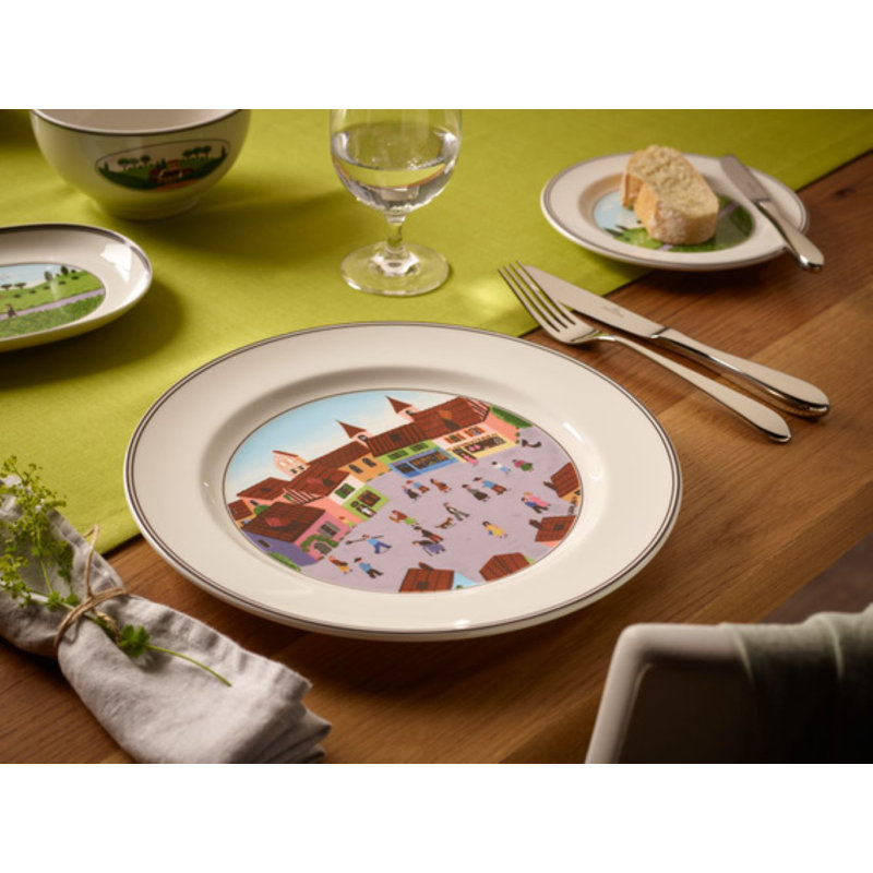Villeroy & Boch Design Naif 8.25" Village Square Salad Plate