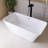 67" Acrylic Freestanding Soaking Bathtub