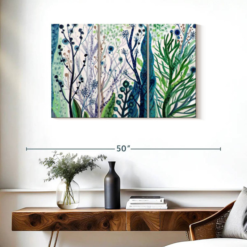 Harnek Algae, 24" H x 38" W
