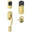 Camelot Handleset with Smart Deadbolt and Accent Door Lever and Rosette-1741367646-1741367645-1714458286
