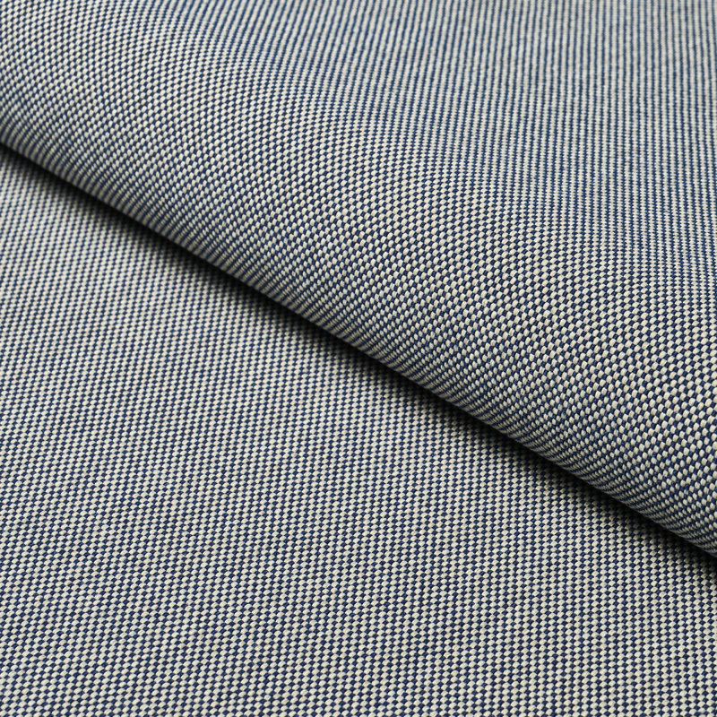 Tissu intérieur / extérieur Brock, Bleu marine
