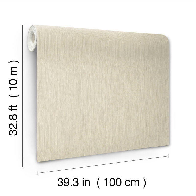 Papier peint lin, Beige