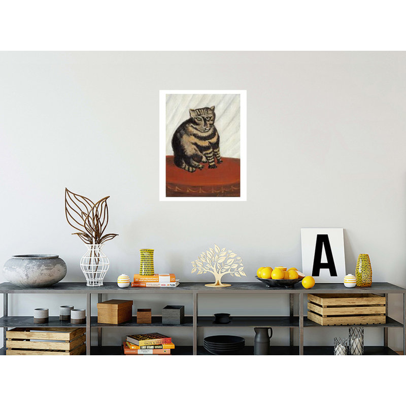 «The Tabby» par Henri Rousseau - Estampe numérique, H 28 po x l 22 po