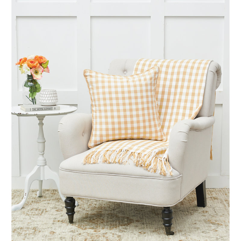 Ashford Throw Blanket, Yellow