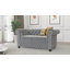 Chesterfield Hanna Sofa Set 3+2+1 Made of Velvet Fabric with Solid Wood Legs-582354249