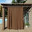 Dencho Solid  Detachable Sticky Tab Top Outdoor Curtain Single Panel-373886912-373886918