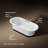 Volute 63 In. X 28-3/8 In. Freestanding Bath With Base