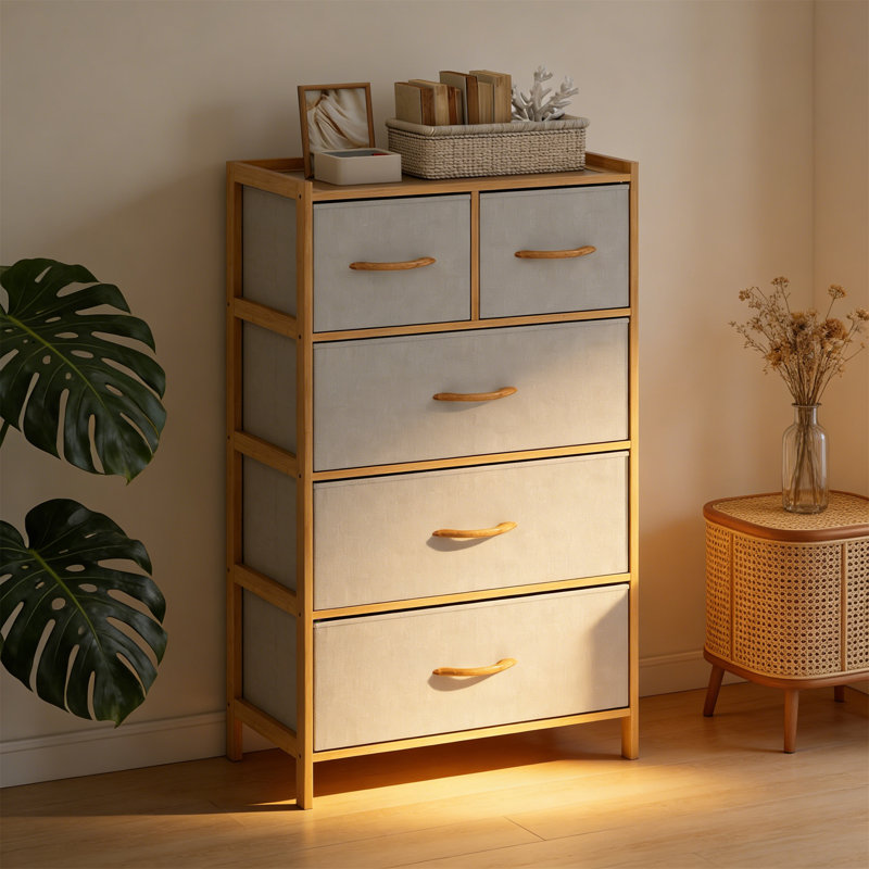 Fabric Rectangle Accent Chest